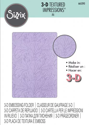 3D Embossing Folder - Art Nouveau