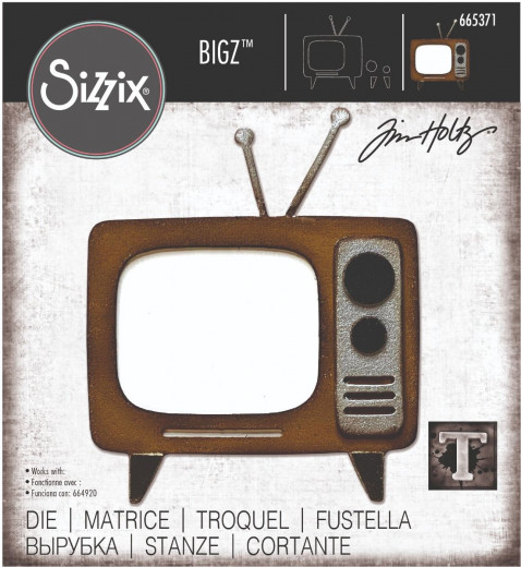 Bigz Die by Tim Holtz - Retro TV