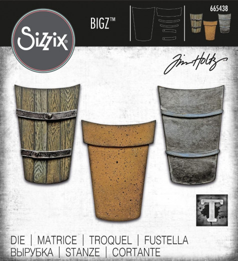 Bigz Die by Tim Holtz - Potted No. 2