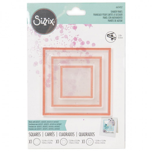 Sizzix Shaker Panes - Squares