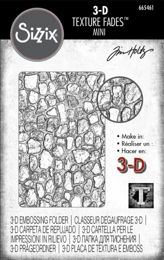 3D Embossing Folder - Mini Cobblestone