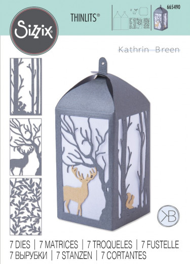 Thinlits Die Set - Woodland Lantern