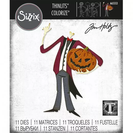 Thinlits Die Set by Tim Holtz - Pumpkinhead, Colorize