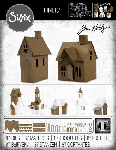 Thinlits Die by Tim Holtz - Village Collection