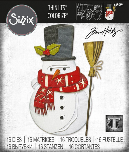 Thinlits Die Set by Tim Holtz - Winston, Colorize