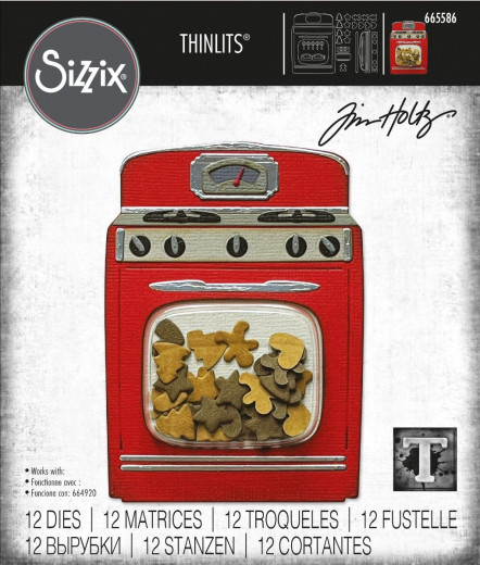 Thinlits Die Set by Tim Holtz - Retro Oven