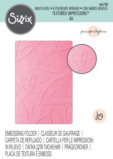 Multi-Level Embossing Folder -  Romantic