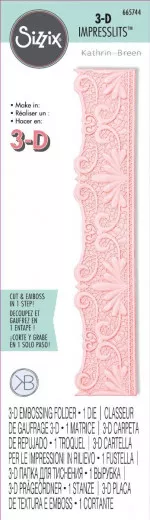 3D Impresslits Embossing Folder - Spitzenborte