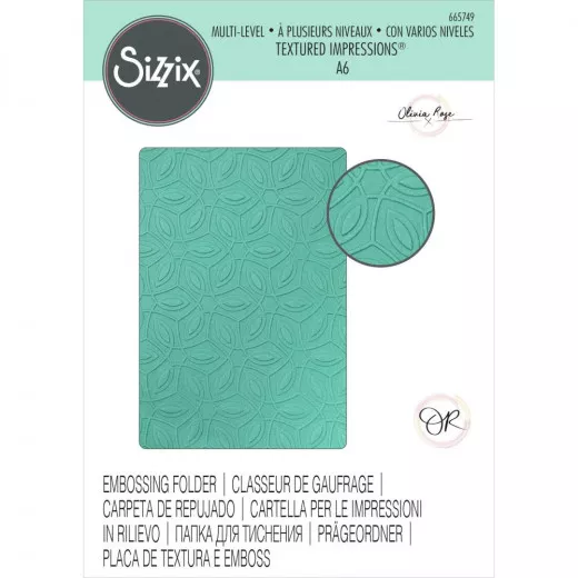 Multi-Level Embossing Folder - Ornament Pattern