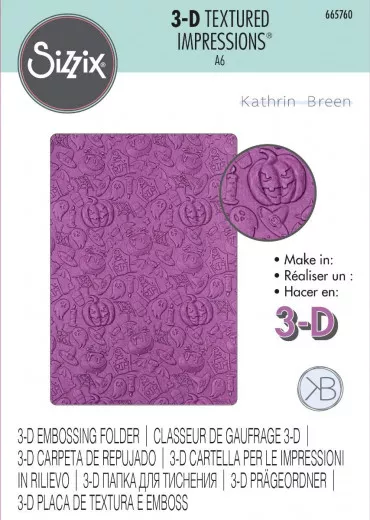 3D Embossing Folder - Halloween Elements