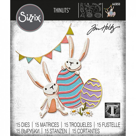 Thinlits Die Set by Tim Holtz - Bunny Games