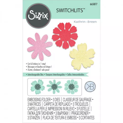 Switchlits Embossing Folder - Detailed Blooms