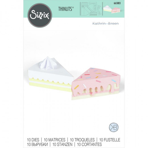 Thinlits Die Set - Box Cake Slice