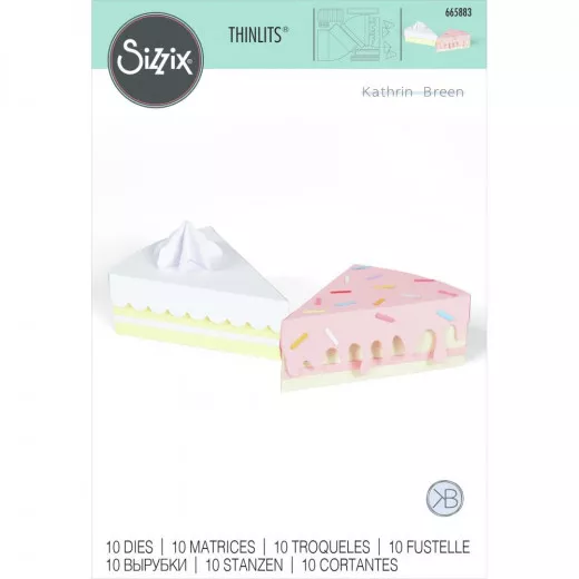 Thinlits Die Set - Box Cake Slice