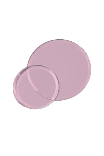 Sizzix Circular Cutting Pads in Lilac, zwei runde transparente Schneideplatten