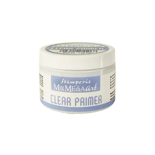 Tiegel mit transparentem Stamperia MixMediaArt Clear Primer, 150 ml.