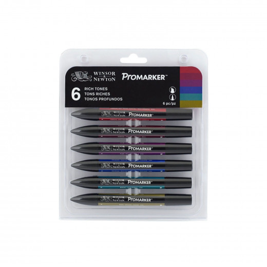 Winsor and Newton ProMarker Set - Rich Tones