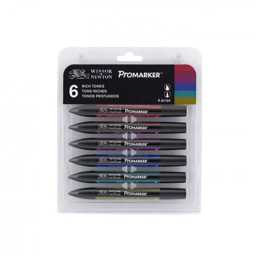 Winsor and Newton ProMarker Set - Rich Tones