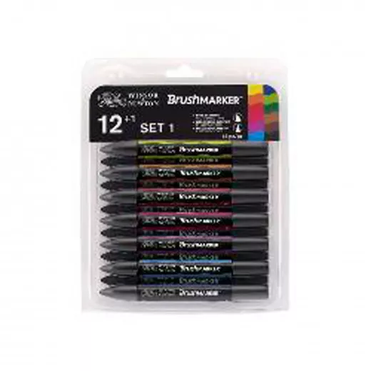 Winsor and Newton Brushmarker Set - Vibrant Tones