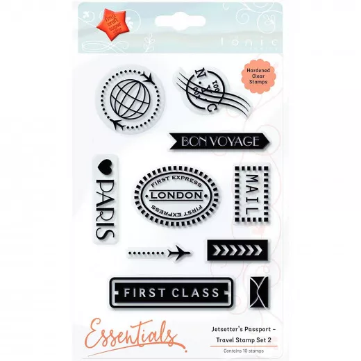 Tonic Studios Stamps Set- Jetsetters Passport 2