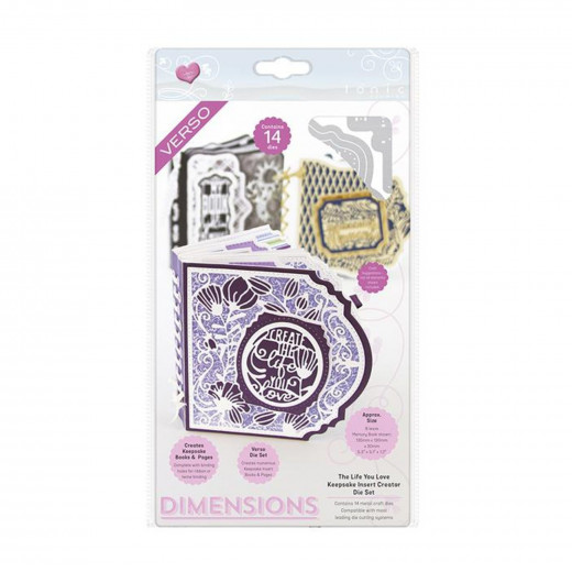 Dimensions Die - The Life You Love Keepsake Insert Creator