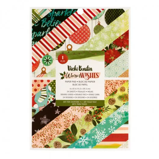 Vicki Boutin Warm Wishes 6x8 Paper Pad