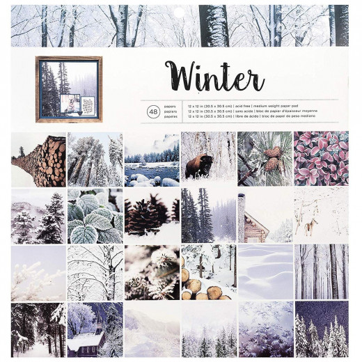 Winter Photo Real 12x12 Paper Pad