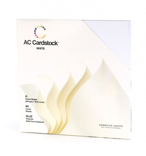 Seasonal Cardstock Pack - White