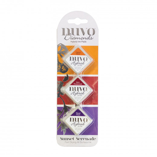 Nuvo Diamond Hybrid Ink Pads - Sunset Serenade