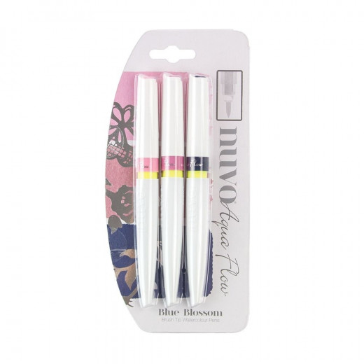 Nuvo Aqua Flow Pens - Blue Blossom