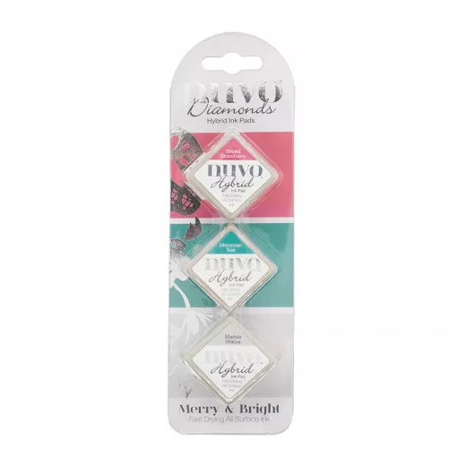 Nuvo Diamond Hybrid Ink Pads - Merry and Bright