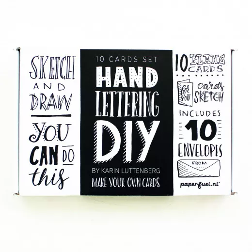 Paperfuel DIY Handletterbox Make your own Cards