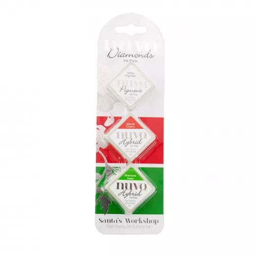 Nuvo Diamond Hybrid Ink Pads - Santas Workshop