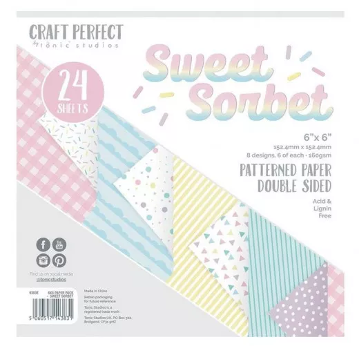 Craft Perfect 6x6 Paper Pack - Sweet Sorbet