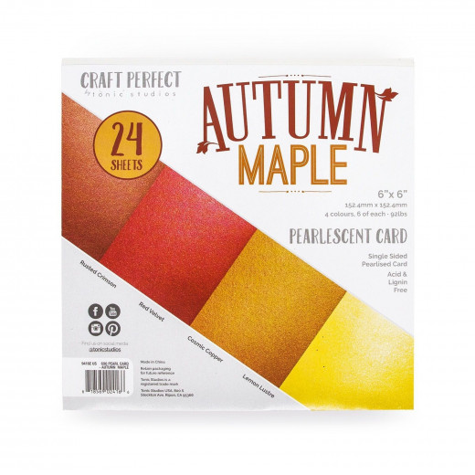 Craft Perfect 6x6 Paper Pack - Autumn Maple