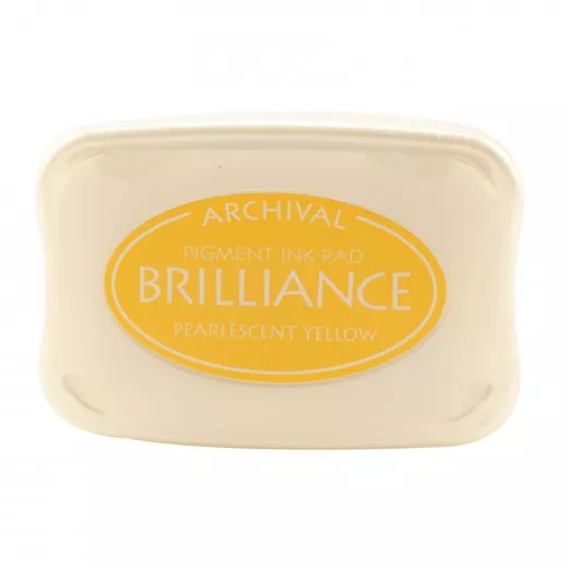 Brilliance Pigment Ink Pad - pearl yellow