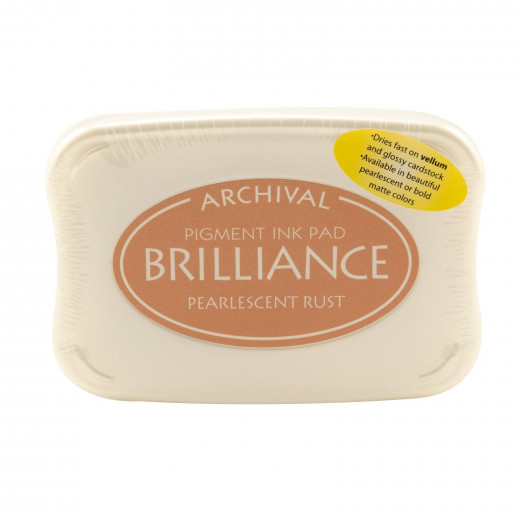 Brilliance Pigment Ink Pad - pearl rust