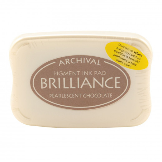 Brilliance Pigment Ink Pad - pearl chocolate