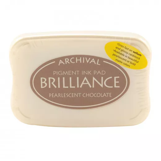 Brilliance Pigment Ink Pad - pearl chocolate