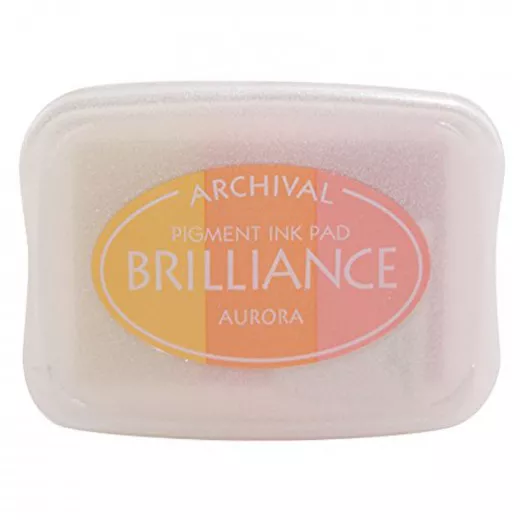 3-Color Brilliance Pigment Ink Pad - Aurora