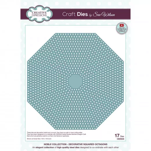 Craft Dies - Noble Decorative Squared Octagons