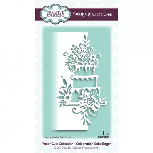 Craft Dies - Paper Cuts Celebration Cake Edger