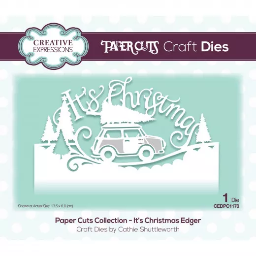 PaperCuts Craft Dies - Edger Its christmas