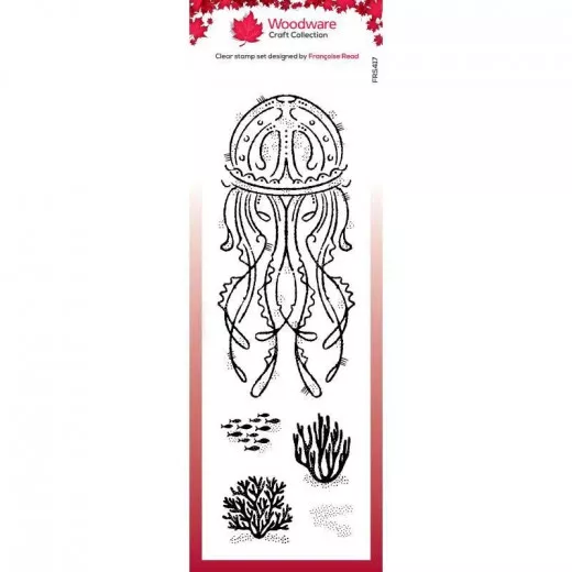 Woodware Clear Stamps - Jelly Fish