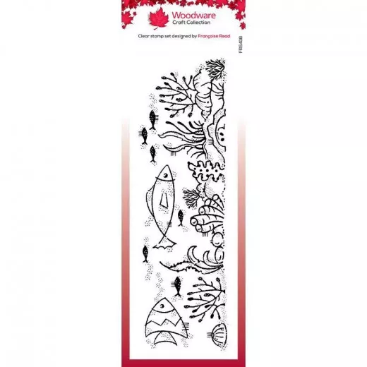 Woodware Clear Stamps - Coral Reef