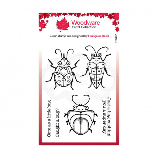 Woodware Clear Stamps - Cute Bugs