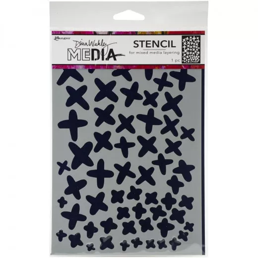 Dina Wakley Media Stencil - Xs