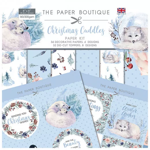 Christmas Cuddles 8x8 Paper Kit