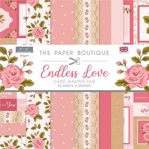 Endless Love 12x12 Card Making Pad