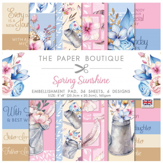 Spring Sunshine 8x8 Embellishment Pad